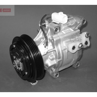 Imagen de DENSO DCP50007 Compresor de Aire Acondicionado SCSA06C 12 PAG 46 R 134 a con acoplamiento magnético TOYOTA: Yaris I Hatchback, Verso