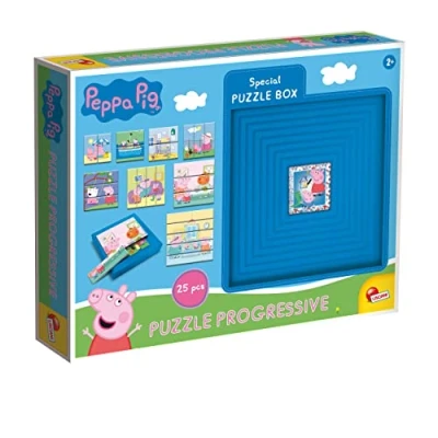 Imagen de Liscianigiochi Peppa Pig Puzzles Infantiles, Multicolor (47315)