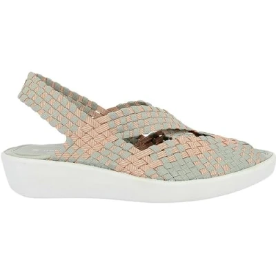 Imagen de Doctor Cutillas Sandalia de cuña en color blanco,tiras elásticas,sujección con tira al tobillo, para: Mujer color: NUDE talla:38