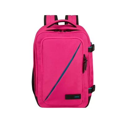 Imagen de American Tourister Take2Cabin, Bolsa De Cabina Ryanair, 25 X 20 40 Cm, 24 L, 0.40 Kg, Equipaje Mano, Mochila Avión S Para Debajo Del Asiento, Rosa (Sorbete Frambuesa)