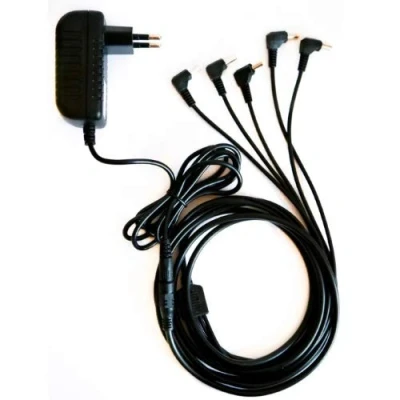 Imagen de Top CHARGEUR * Adaptador Alimentación Cargador Corriente 9V con Cable Alargador Extensión DC Divisor para Cargar hasta 5 Sintetizadores Korg Volca