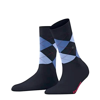 Imagen de Burlington Covent Garden W SO algodón estampado 1 par, Calcetines Mujer, Azul (Marine 6120) nuevo ecológico, 36 41
