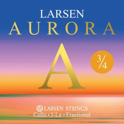 Imagen de LARSEN STRINGS Cuerdas para violonchelo Aurora A 3/4 Medium