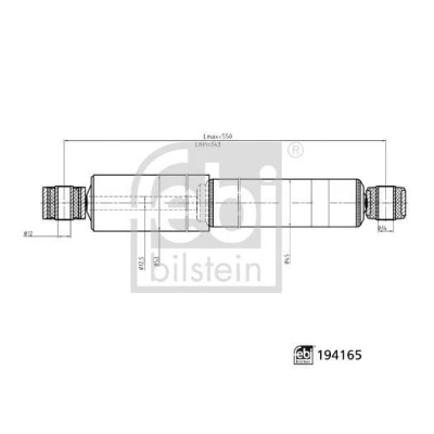 Imagen de FEBI BILSTEIN 194165 Amortiguador RENAULT: MASTER 2 Kasten, Bus, Pritsche/Fahrgestell, OPEL: Movano A Furgoneta