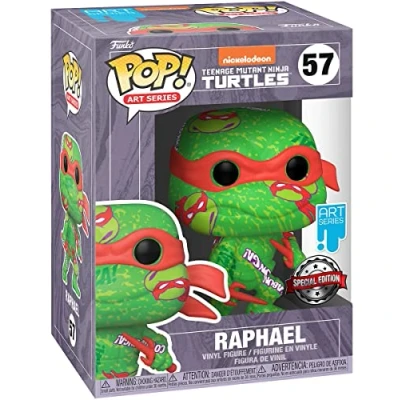 Imagen de Raphael Artist Series Teenage Mutant Ninja Turtles Funko Pop! Vinyl Figure with Protector Exclusive
