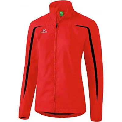 Imagen de Erima Running Chaqueta para Mujer, Color Rojo/Negro, tamaño XS/S