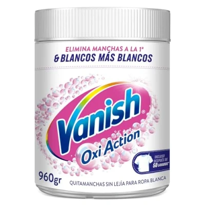 Imagen de Vanish oxi action quitamanchas y blanqueador polvo para ropa blanca 900 gr