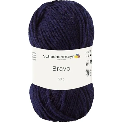 Imagen de Schachenmayr Bravo, 50G Marine Hilos para Tejer A Mano