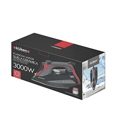 Imagen de PLANCHA DE VAPOR 3000W SUELA CERAMICA KÜKEN