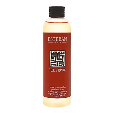 Imagen de ESTEBAN Recarga 250ml difusor perfume casa TECK &amp; TONKA palillos recambio