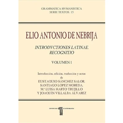 Imagen de Introductiones latinae. Recognitio: Volumen 1 y 2: 15 (Grammatica Humanistica)