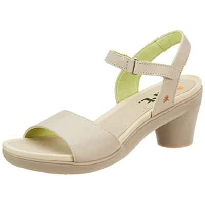Imagen de ART 1475 Alfama, Sandalia con talón, Mujer, Beige (Sesame), 42 EU