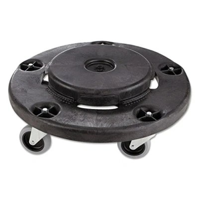 Imagen de Rubbermaid Commercial Products 2640 BRUTE accesorio para bote de basura Dolly Negro Accesorios botes (464 mm, 464 168 5,94 kg, 2 pieza(s))