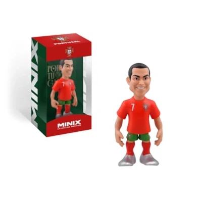 Imagen de MINIX COLLECTIBLE FIGURINES Figura coleccionable deportiva de 12 cm, Cristiano Ronaldo, Portugal