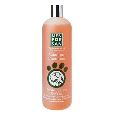 Imagen de Champú para Perros con Aceite de visón 300ml Ideal Pelo Largo. Que Protege y nutre el Pelaje PH, Adaptado Rango Edad: Todas Las etapas la Vida