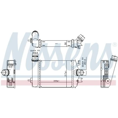 Imagen de NISSENS 961313 Intercooler