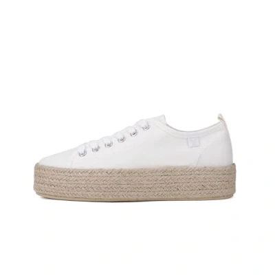 Imagen de WALK IN PITAS Tina Alpargata de Mujer Mocasines Zapatillas Verano Zapatos Casuales y Cómodos para Blanco 38