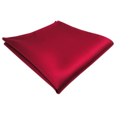 Imagen de ohne Markenname TigerTie pañuelo en rojo carmín monocromo paño 100% poliéster