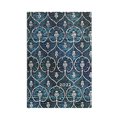 Imagen de 2022 Blue Velvet, Mini, (Week at a Time) Verso Diary: Hardcover, Layout, 100 gsm, elastic closure