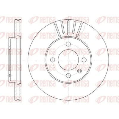 Imagen de REMSA 6175.10 Disco de freno Eje delantero 256, 256 20 4 ventilado VOLKSWAGEN: GOLF 3, 2, Polo III Hatchback, SEAT: Ibiza Córdoba I Berlina