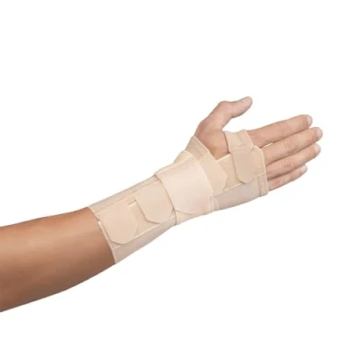 Imagen de Muñeq. elastica abierta larga con ferula izq. Mf i60 talla 2