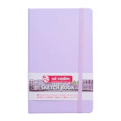 Imagen de Talens Art Creation Cuaderno de bocetos 80 hojas, 13 x 21 cm, violeta pastel