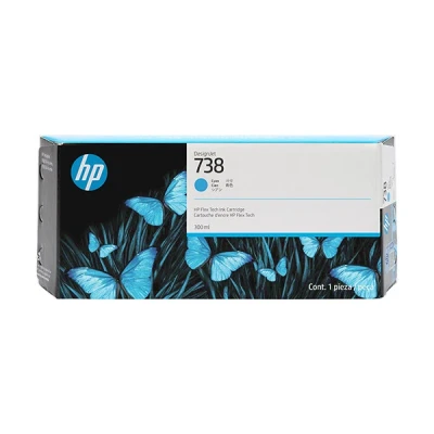 Imagen de HP DesignJet T950 738 (676M6A) cartucho de tinta cian XL (original)