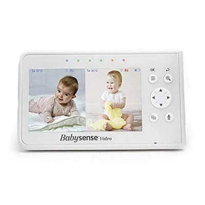 Imagen de Babysense Unidad para Padres de Pantalla Dividida vigilabebés con vídeo V43