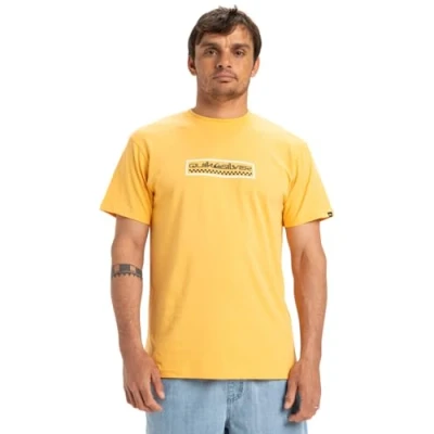 Imagen de Quiksilver SUN Dagger Camiseta estampada, Hombre, Talla: Medium, Ngr
