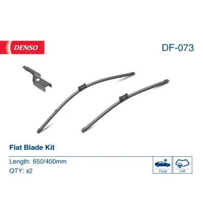 Imagen de Limpiaparabrisas Denso DF 073 Escobilla con hoja plana SEAT: Leon III Hatchback, ST, IBIZA 5, BMW: X1, OPEL: Crossland X