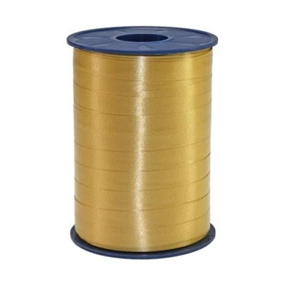 Imagen de C.E. PATTBERG cinta regalo color oro, 250 m de embalar para rizar, 10 mm ancho manualidades, decoración y envolver regalos cualquier ocasión