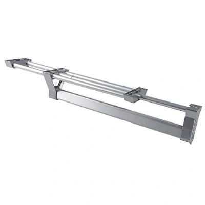 Imagen de Emuca Colgador extraible de perchas para armario o vestidor, perchero colgador, percha extensible 350mm largo