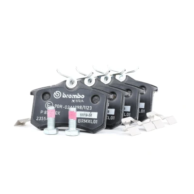 Imagen de BREMBO P 85 020X Juego de pastillas freno excl. contacto avisador desgaste con tornillos pinza accesorios norauto, oscaro, mister