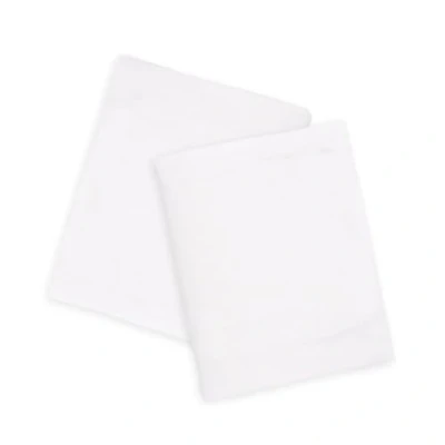 Imagen de Ti TIN Pack de 2 Sábanas Bajeras para Cuna o Minicuna 100% Algodón Ajustables con Elásticos Bebé Unidades Color Blanco 50 x 80 cm