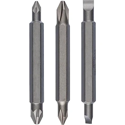 Imagen de Bosch 2 607 001 745 Juego de lámina doble, 3 piezas PH1, PZ1, S 0,6x4,5; PH2, PZ2, 1,0x5,5; 60 mm (pack 3)