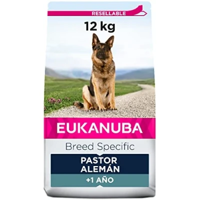 Imagen de EUKANUBA Breed Specific alimento seco para perros pastor alemán adultos, óptimamente adaptado a la raza 12 kg