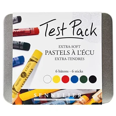 Imagen de Sennelier Extra soft Pastel sticks 6 tin set Artists level Test Pack