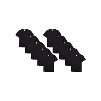 Imagen de Fruit of the Loom 61 036 0 Camiseta, Hombre, Paquete de 5, Negro, Medium