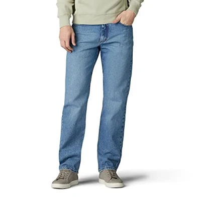 Imagen de Lee Jeans de Pierna Recta Ajuste Regular, Vintage Stone, 36W/30L para Hombre