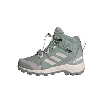 Imagen de Adidas Terrex MID Unisex Zapatillas de senderismo para niños, Talla: 39 1/3, Silver green/putty mauve/preloved fig Tela/tejido sintético