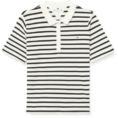Imagen de Tommy Hilfiger 1985 Stripe Polo, Mujer, Talla: XL, Ecru/desert sky