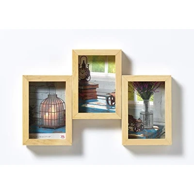 Imagen de Walther Design SN315H Rustic Marcos de Fotos, 3 x 10 15 cm, Marrón (naturaleza)