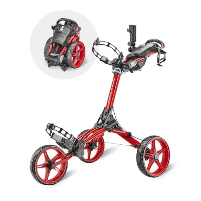 Imagen de Caddytek Caddylite Compact, Red Carrito de Golf, Unisex, Rojo, Talla única