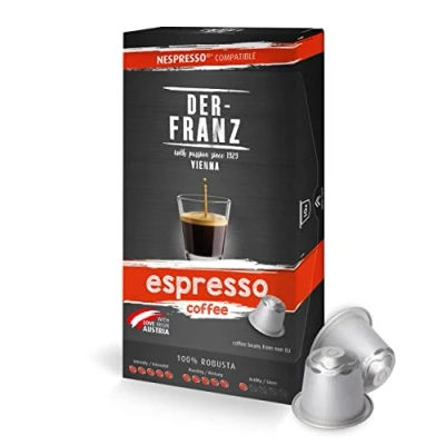 Imagen de Cápsulas de café compatibles con Nespresso, 1 x 10 Cápsulas, Espresso