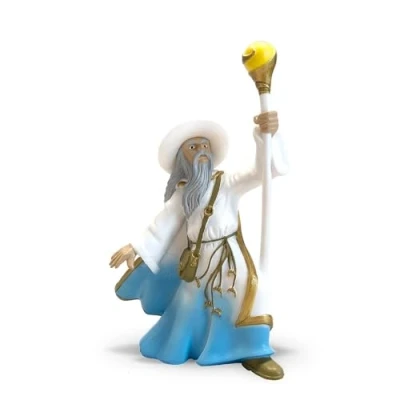 Imagen de Bullyland 75621 Figura de Mago Alfarín Mago, 11,3 cm Alto, Detallada sin PVC, Ideal como Tarta, Regalo para niños Jugar imaginativo.