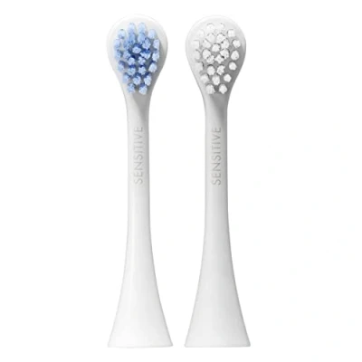 Imagen de Curaprox cabezal de recambio sensitive duo, para cepillo eléctrico sónico Hydrosonic pro y easy, en forma gota, pack con 2 piezas