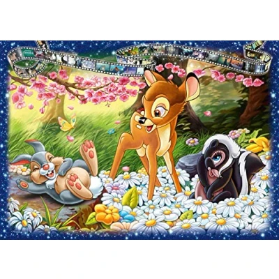 Imagen de Ravensburger Puzzle: Bambi, Disney, Puzzle 1000 Piezas, Puzzles para Adultos, Piezas Pegamento Enmarcar puzzles, Rompecabezas Disney 70x50cm