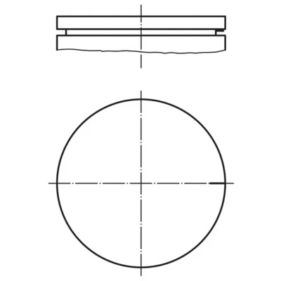 Imagen de Pistón MAHLE ORIGINAL 021 03 00