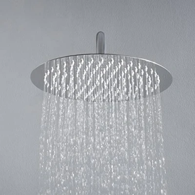 Imagen de JOHO Rociador superior de ducha cabezal redondo fácil cuidado acero inoxidable 304 con boquillas antical. 30 cm / 12 pulgada