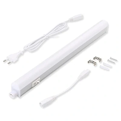 Imagen de DA LIGHT Luz LED para armarios 5W 31,5cm 450lm 4000k blanco neutro superbrillante de cocina Extensible con sistema enchufe